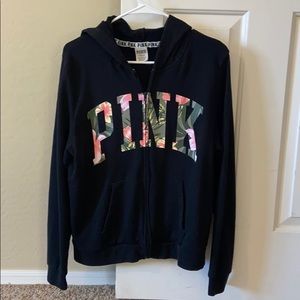 VS Pink Zip up hoodie SZ  L